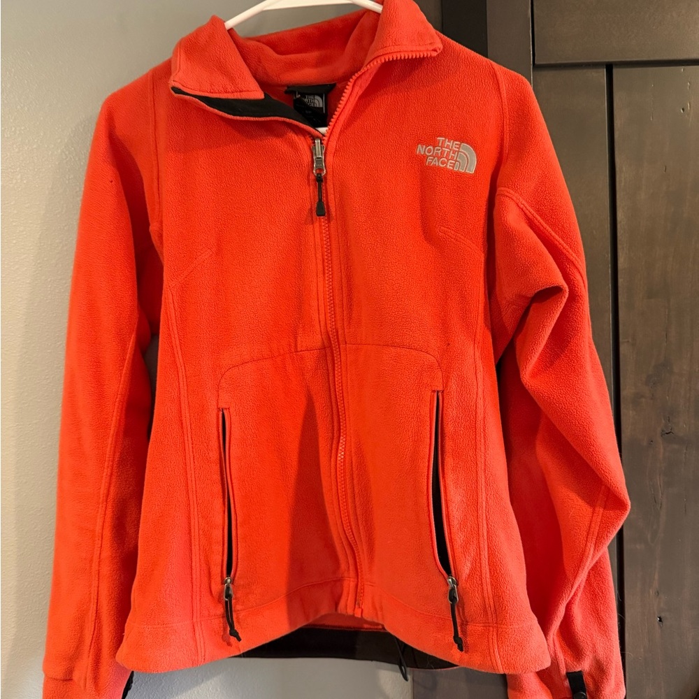 The North Face Women's Orange Fleece Jacket